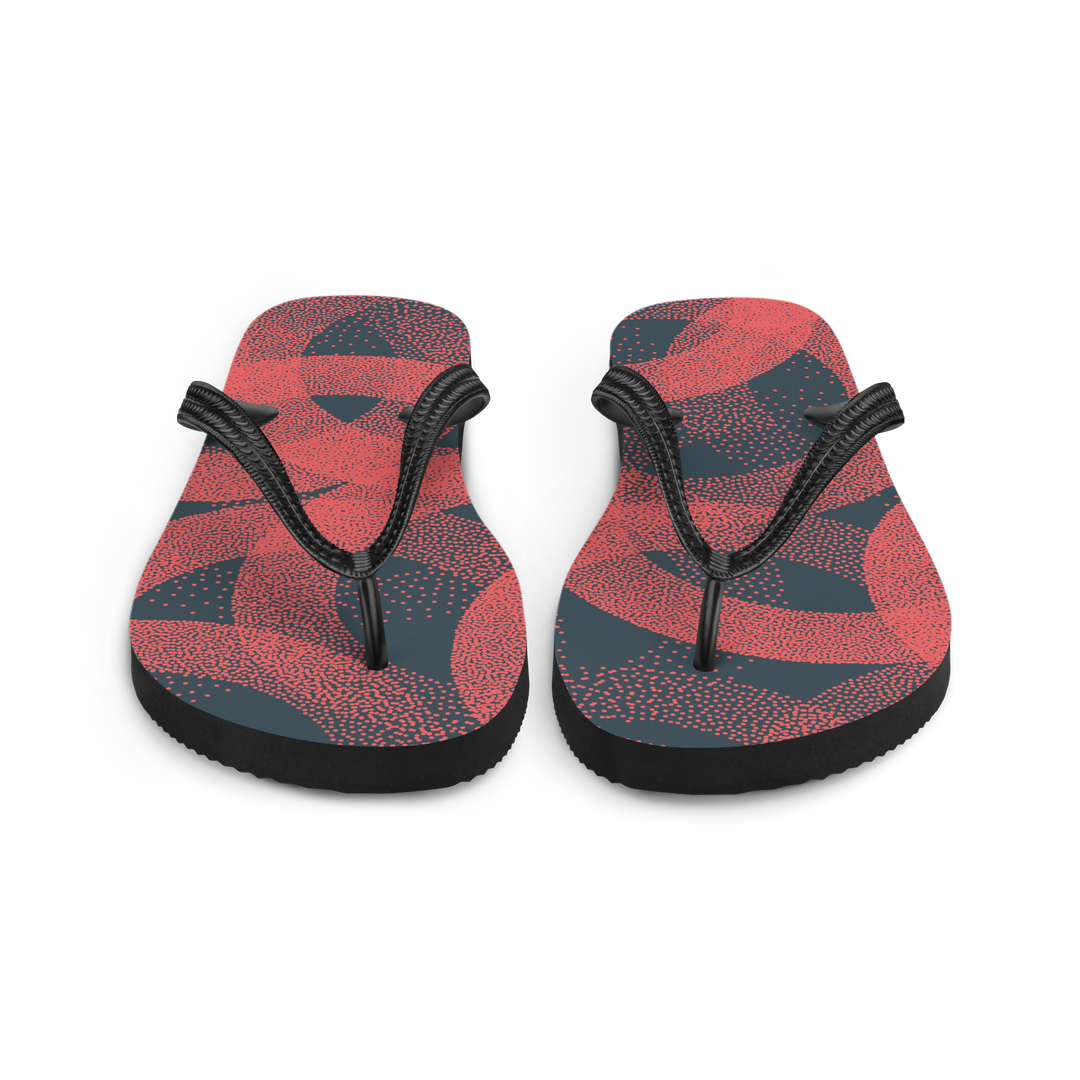 Valantomode | Women's Coral Flip-Flops - Comfortable Beach Sandals