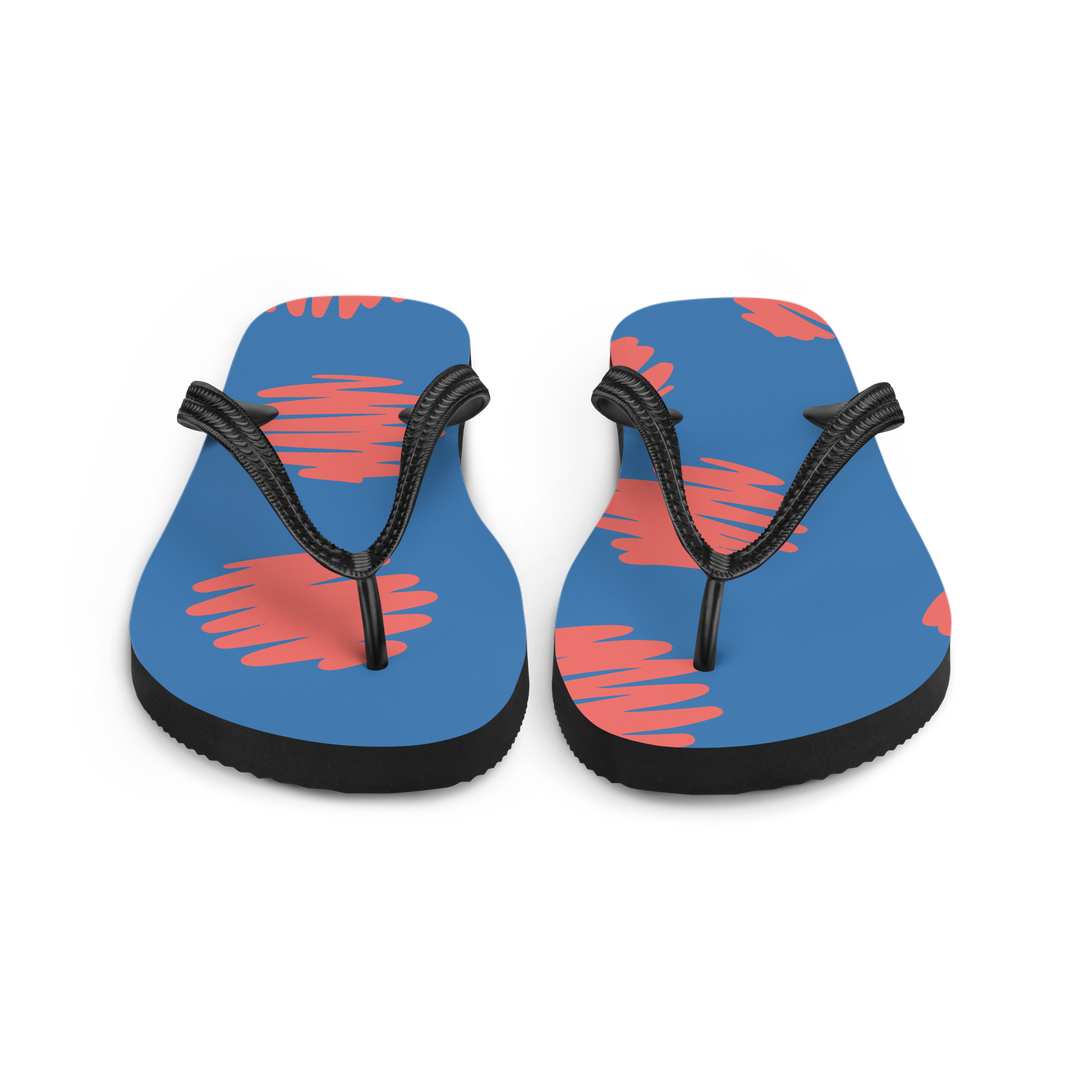 Valantomode | Women's Coral Beach Flip-Flops - Comfortable Summer Sandals
