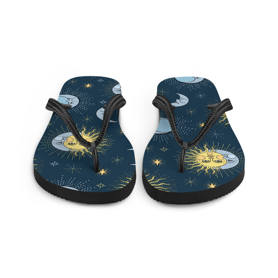 Valantomode | Women's Celestial Flip-Flops, Comfortable Beach Sandals