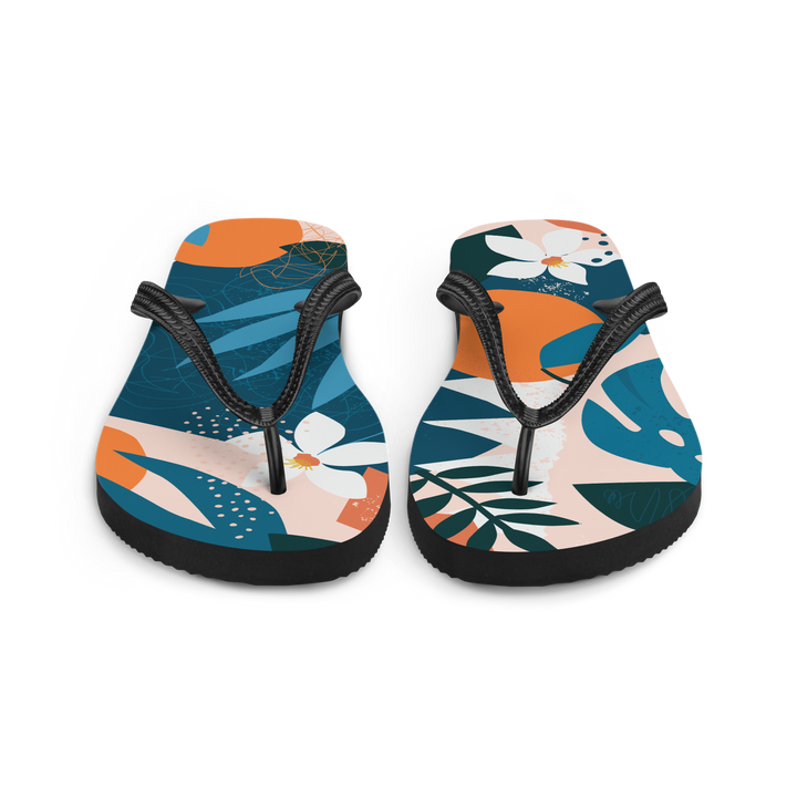 Valantomode | Women's Tropical Citrus Beach Flip-Flops