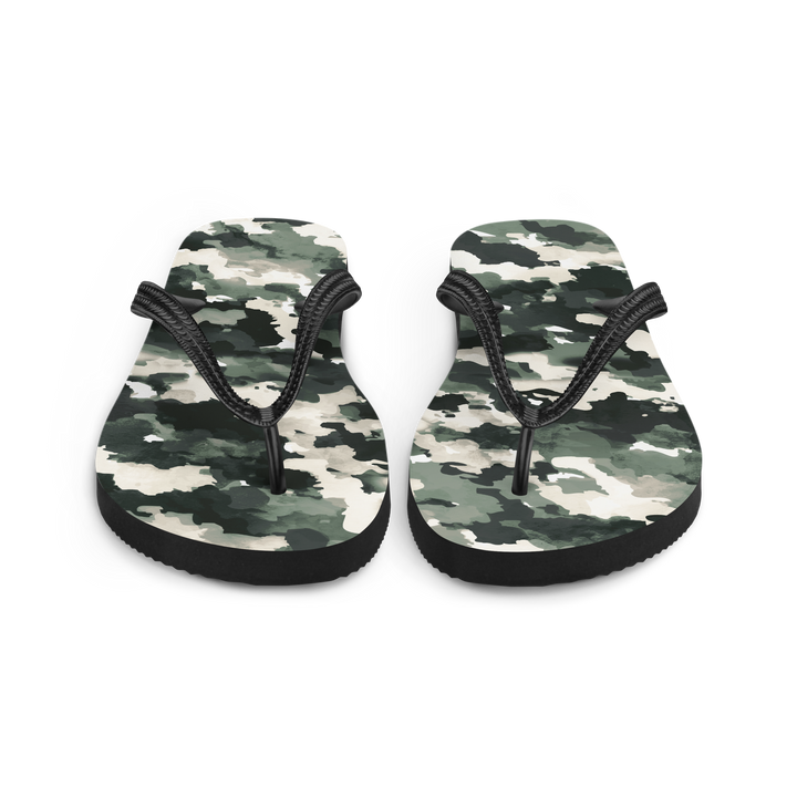 Valantomode | Women's Forest Mist Flip-Flops - Cushioned Summer Sandals