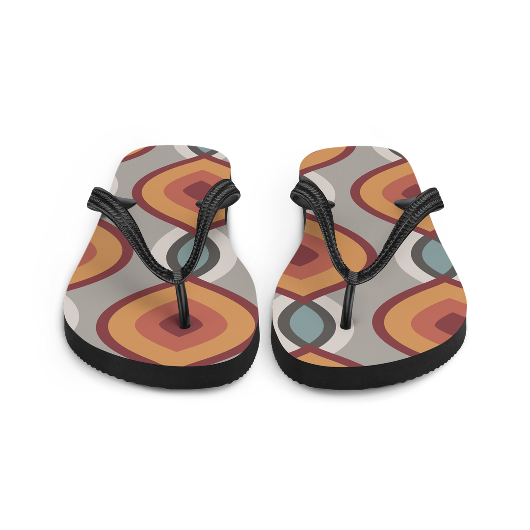 Valantomode | Women's Retro Ember Flip-Flop Sandals