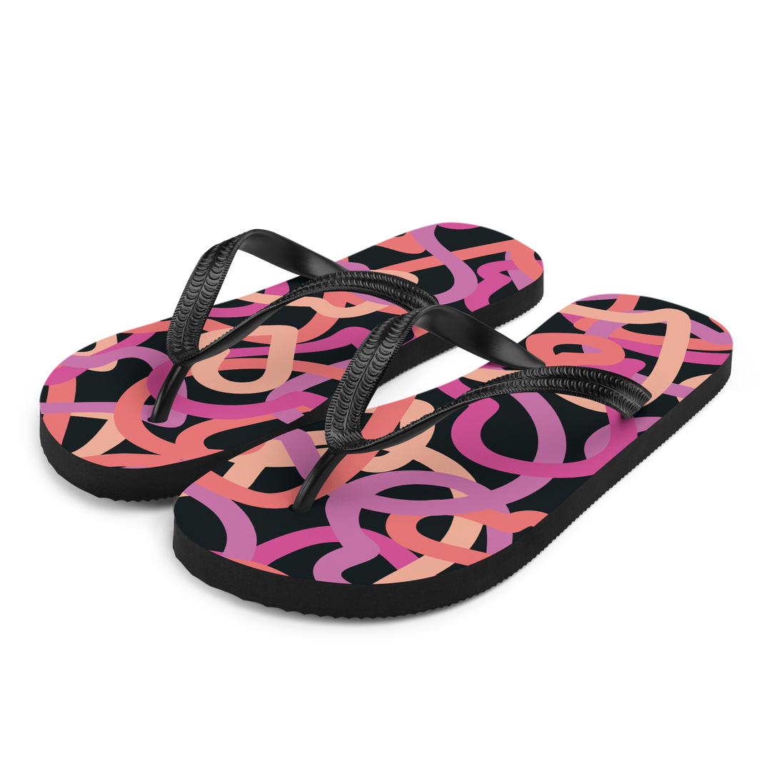 Valantomode | Women's Twist Harmony Cushioned Beach Flip-Flops