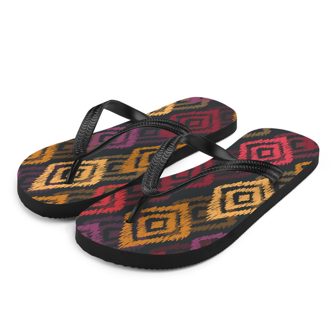 Valantomode | Women's Mosaic Flip-Flops — Lightweight Summer Sandals