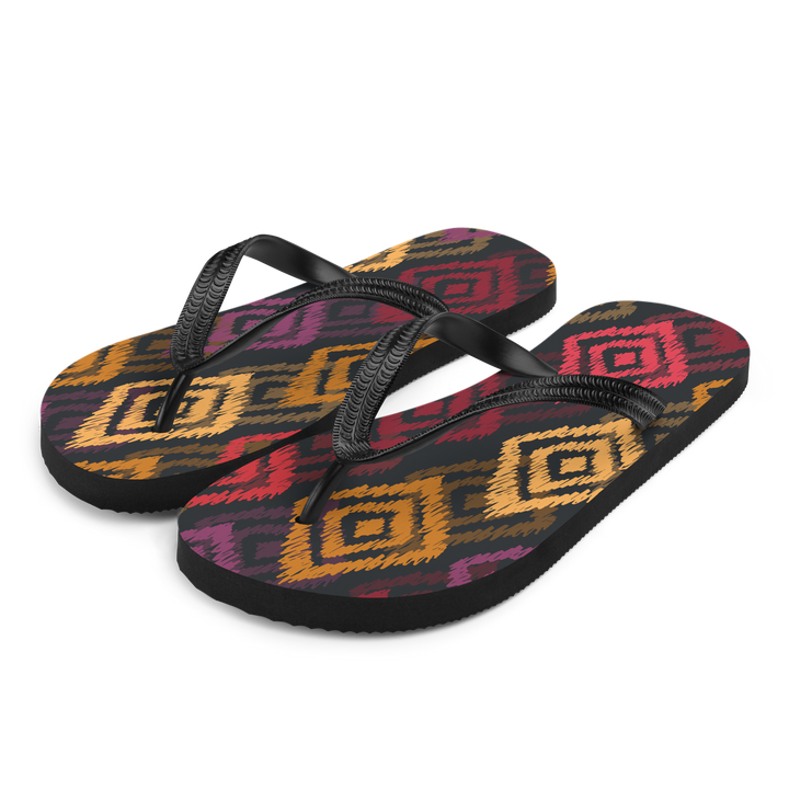 Valantomode | Women's Mosaic Flip-Flops — Lightweight Summer Sandals