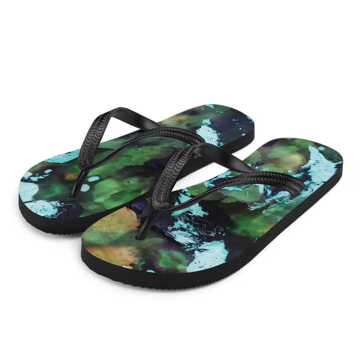 Valantomode | Women's Mystic Forest Flip-Flops - Comfortable Beach Sandals