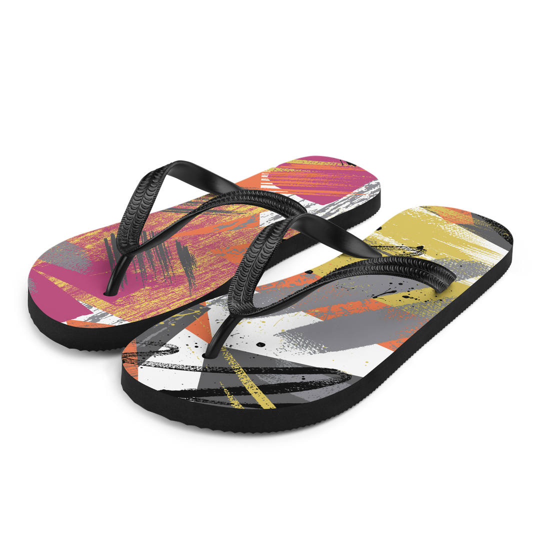 Valantomode | Women's Sunset Flip-Flops - Comfortable Beach Sandals