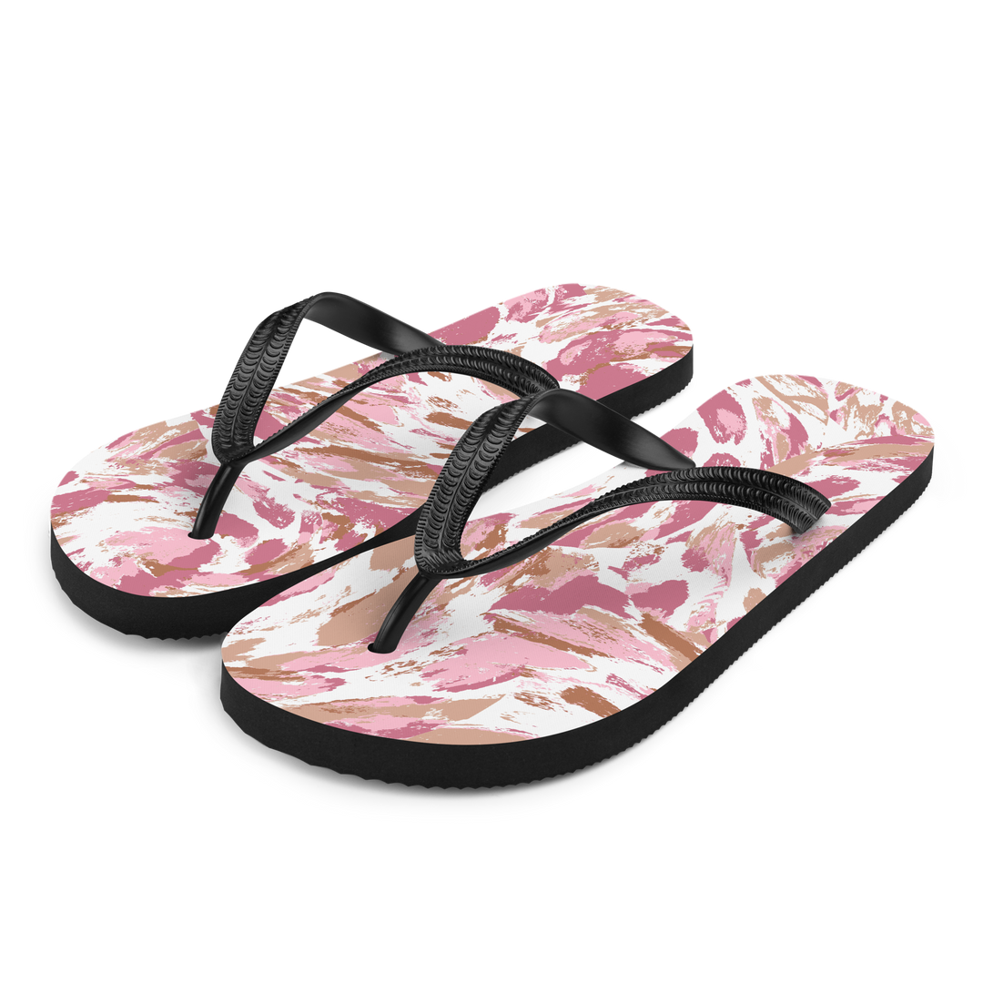 Valantomode | Women's Wild Rose Floral Flip-Flops — Beach Sandals