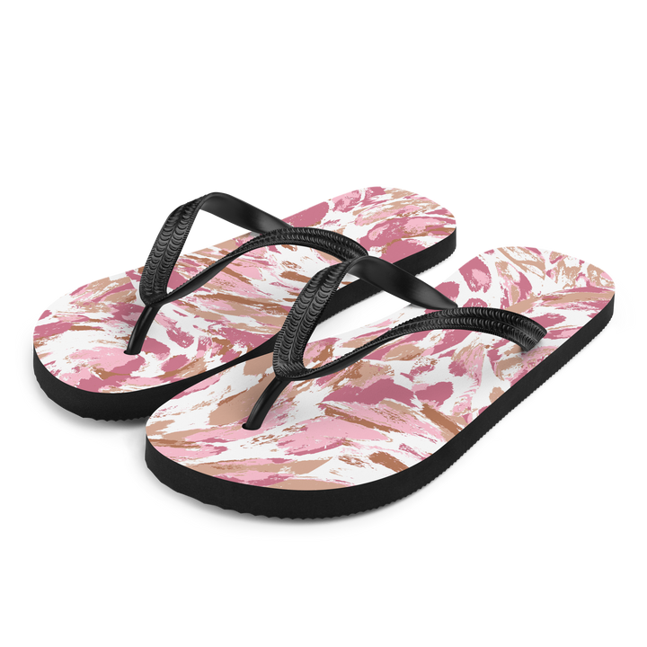 Valantomode | Women's Wild Rose Floral Flip-Flops — Beach Sandals