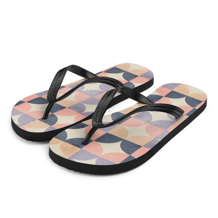Valantomode | Women's Retro Garden Flip-Flops - Cushioned Sandals