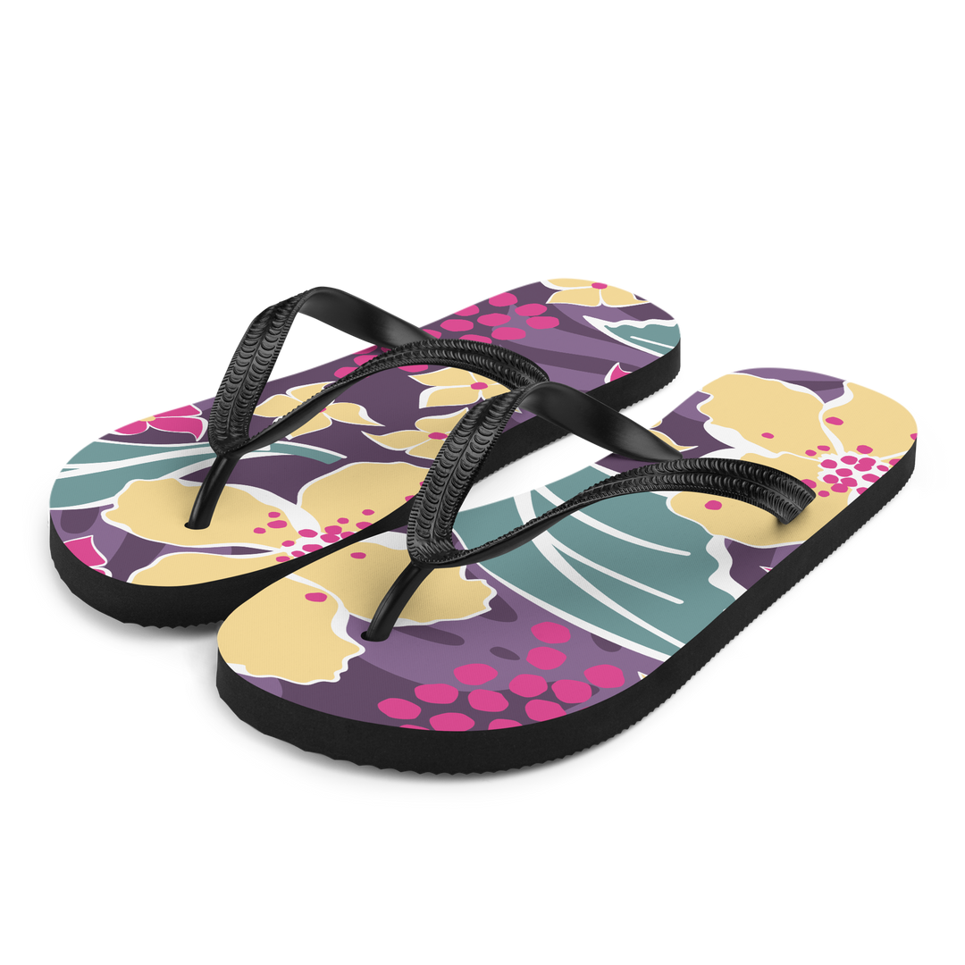 Valantomode | Women's Petal Mirage Cushioned Flip-Flops