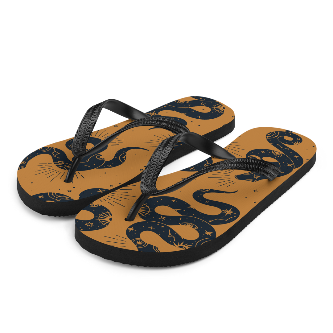 Valantomode | Midnight Dune Women's Comfort Flip-Flops