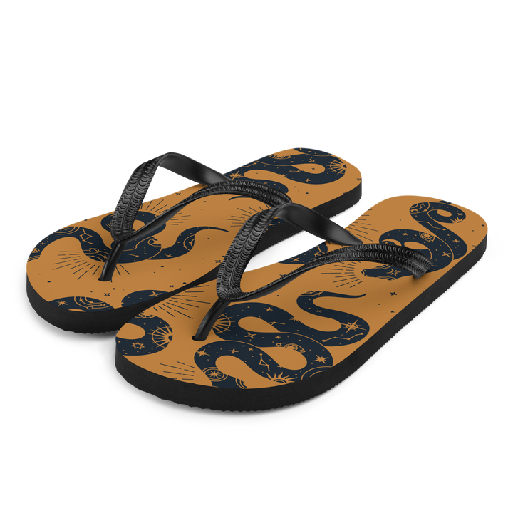 Valantomode | Midnight Dune Women's Comfort Flip-Flops