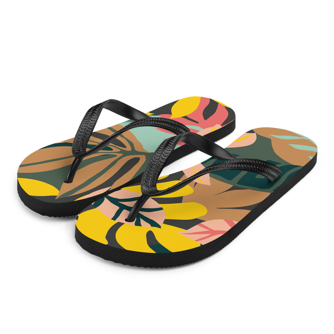 Valantomode | Women's Tropical Beach Flip-Flops - Arch Support