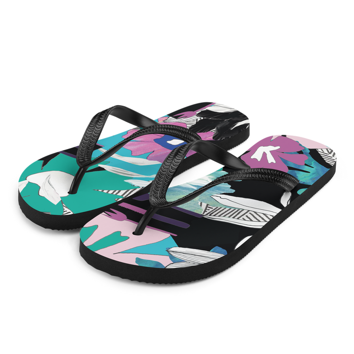 Valantomode | Women's Tropical Prism Beach Flip-Flops
