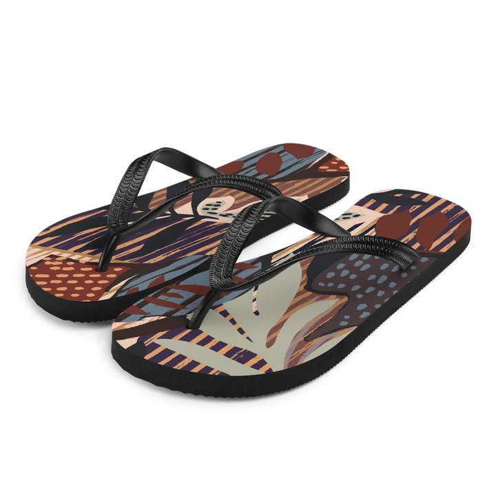 Valantomode | Women's Flip-Flops - Wild Grove Comfort Beach Sandals