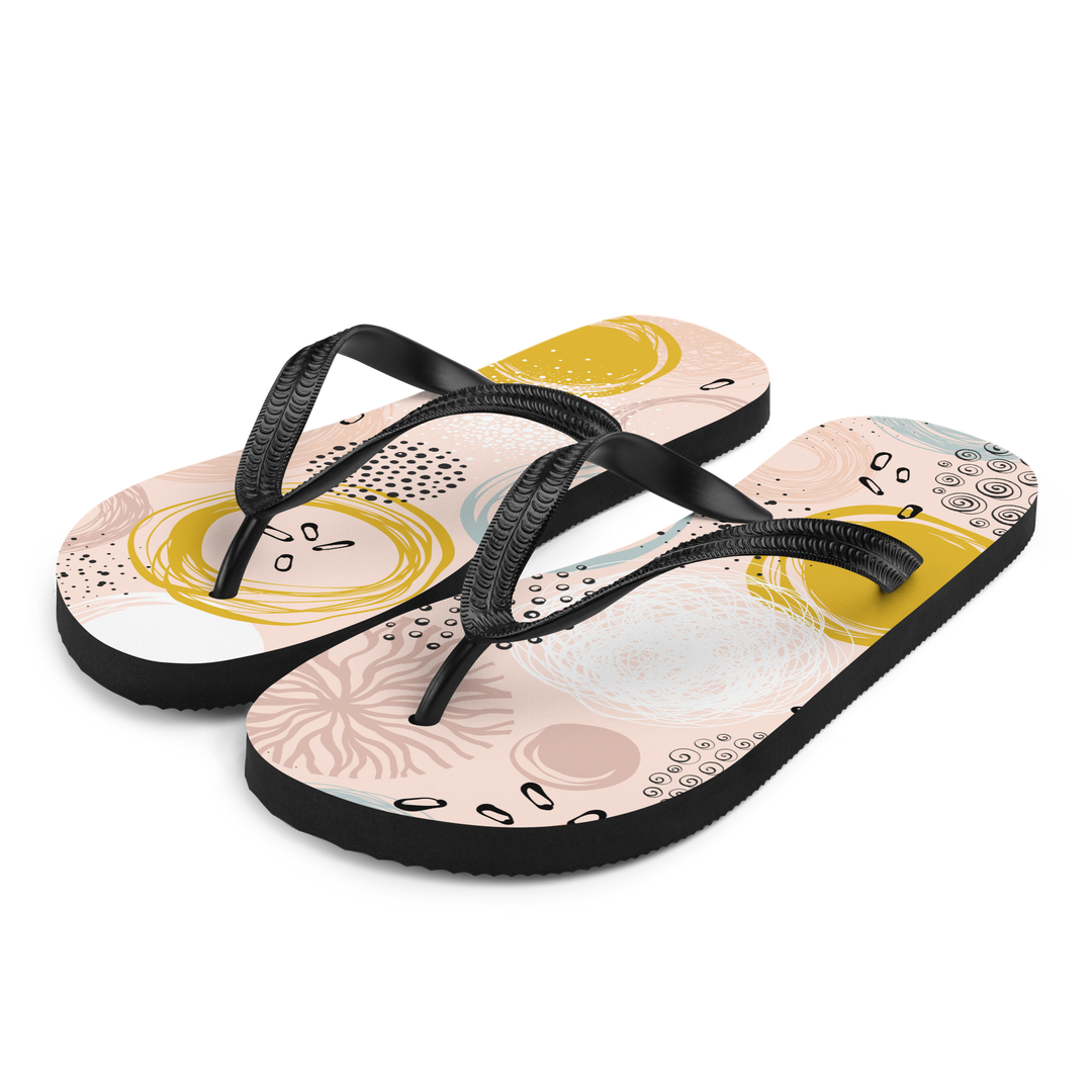 Valantomode | Sunny Whirl Women's Comfortable Beach Flip-Flops
