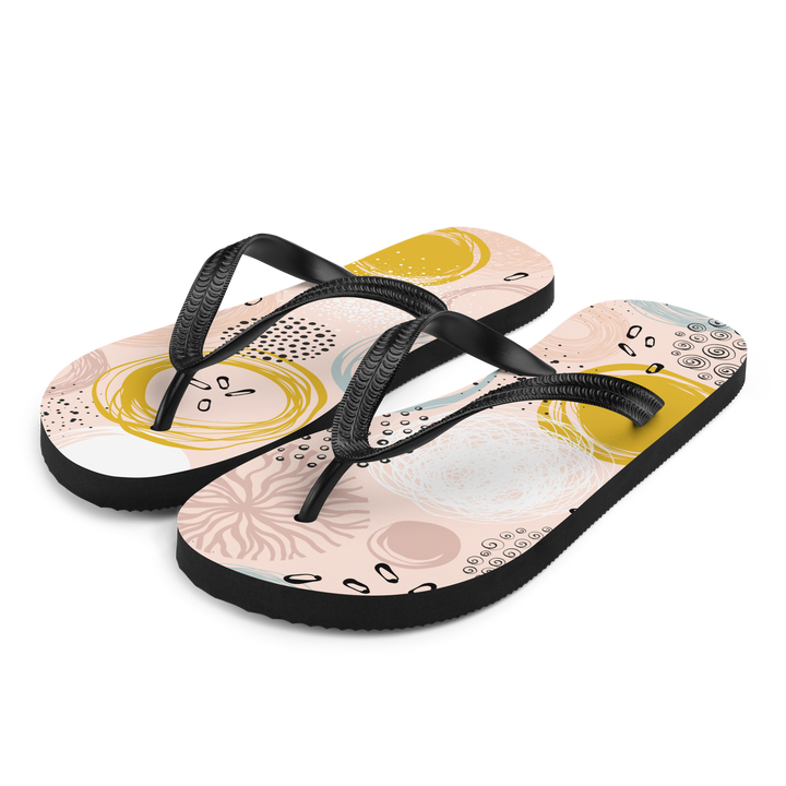 Valantomode | Sunny Whirl Women's Comfortable Beach Flip-Flops