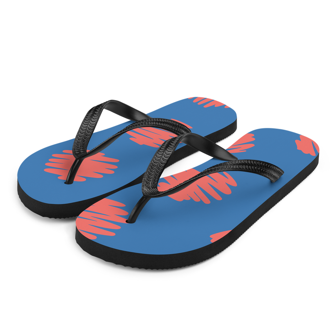 Valantomode | Women's Coral Beach Flip-Flops - Comfortable Summer Sandals