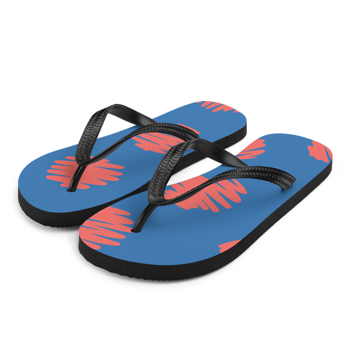 Valantomode | Women's Coral Beach Flip-Flops - Comfortable Summer Sandals