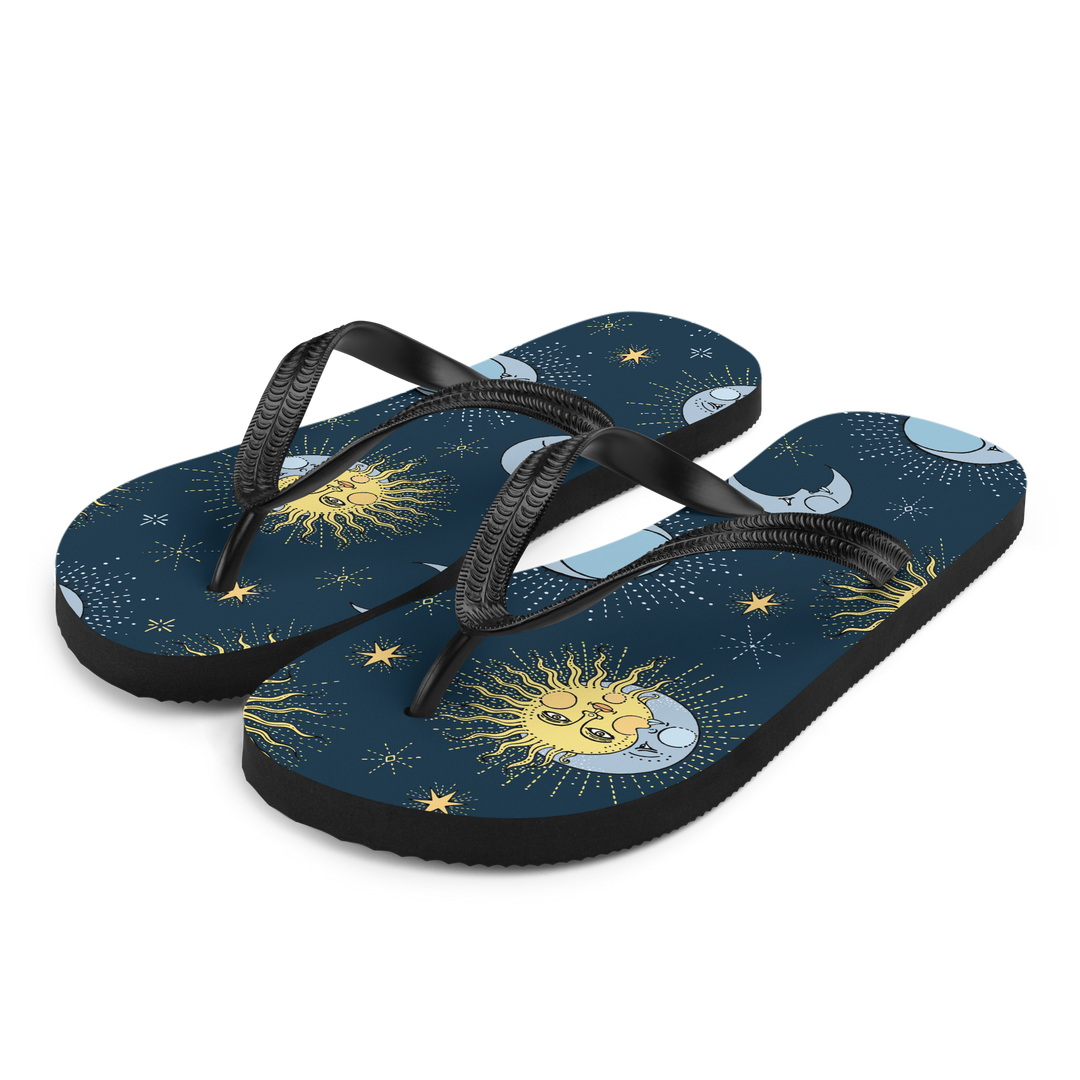 Valantomode | Women's Celestial Flip-Flops, Comfortable Beach Sandals