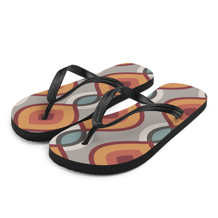 Valantomode | Women's Retro Ember Flip-Flop Sandals