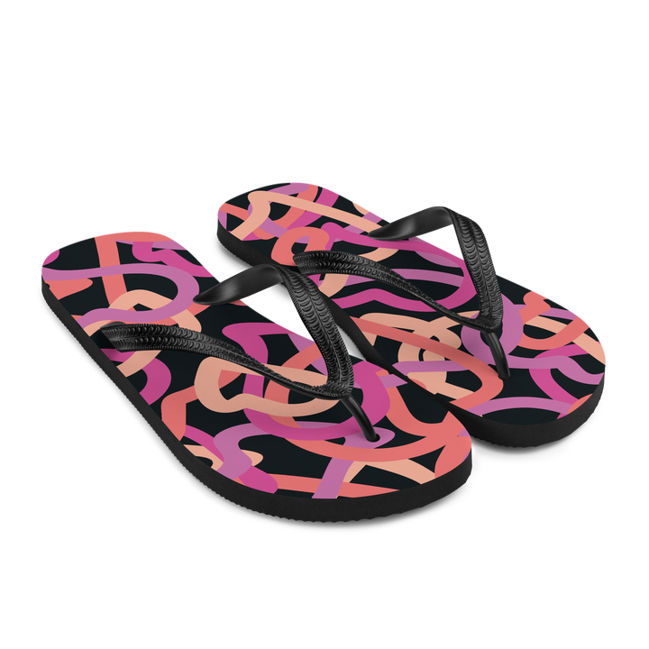Valantomode | Women's Twist Harmony Cushioned Beach Flip-Flops