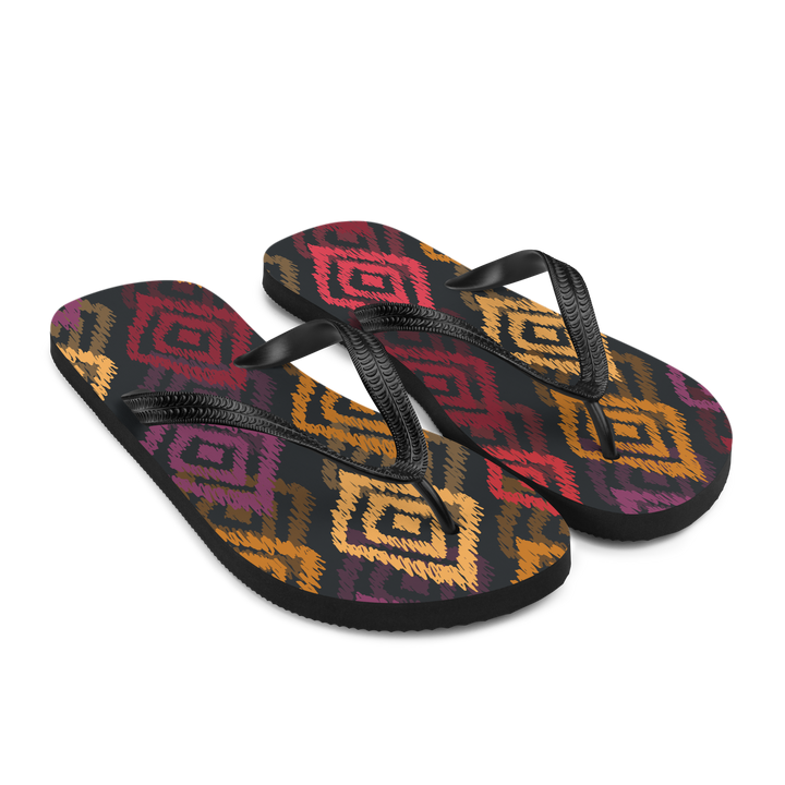 Valantomode | Women's Mosaic Flip-Flops — Lightweight Summer Sandals
