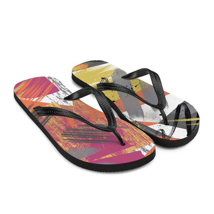 Valantomode | Women's Sunset Flip-Flops - Comfortable Beach Sandals