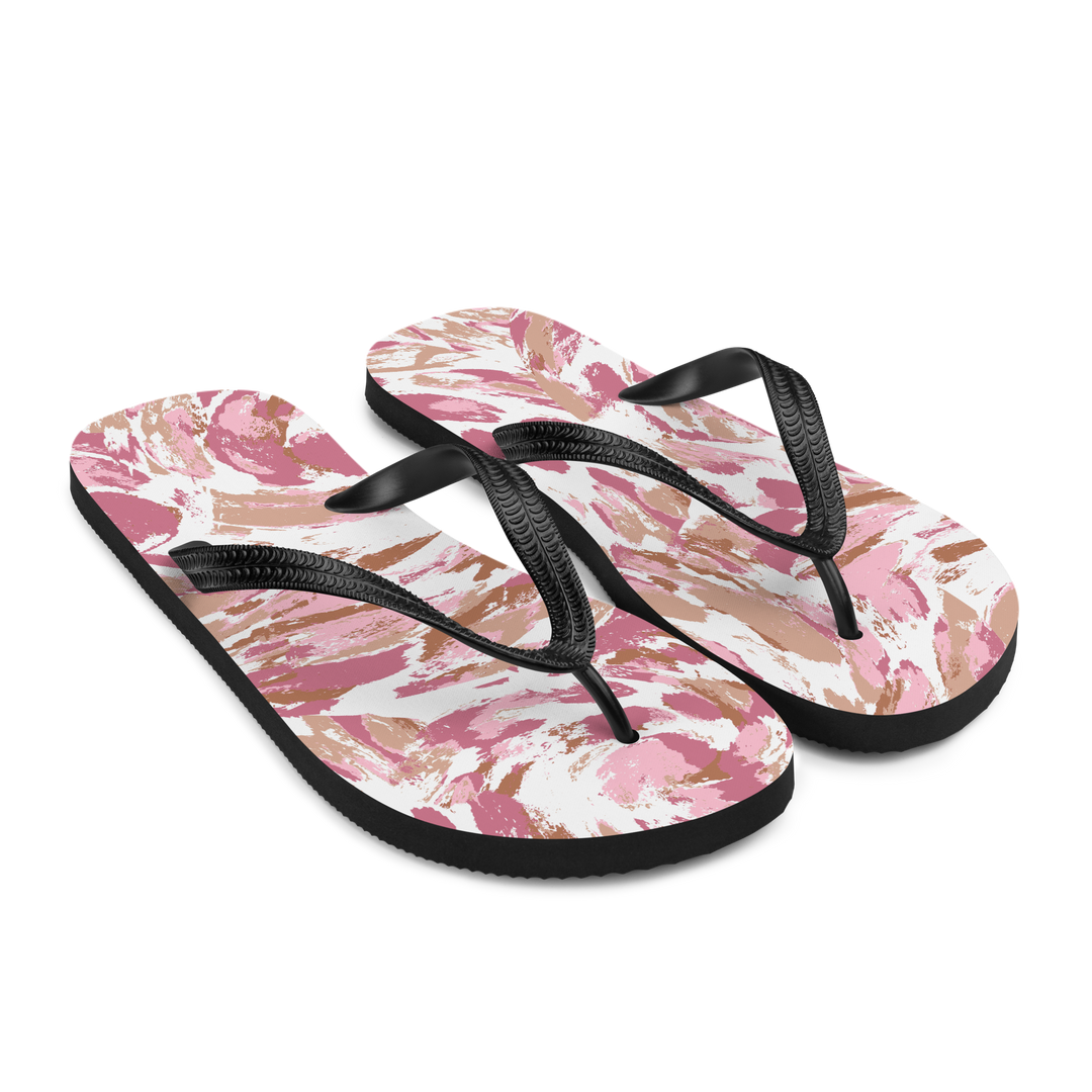 Valantomode | Women's Wild Rose Floral Flip-Flops — Beach Sandals