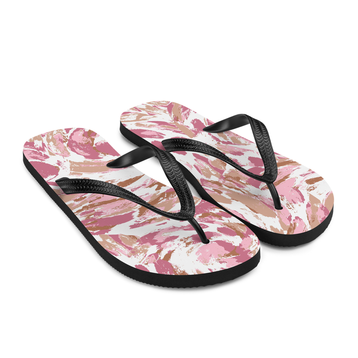 Valantomode | Women's Wild Rose Floral Flip-Flops — Beach Sandals