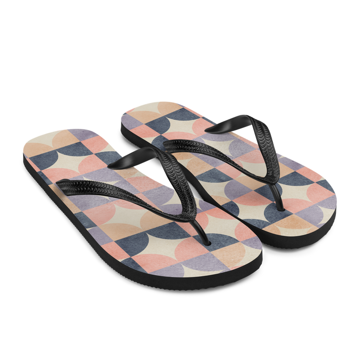 Valantomode | Women's Retro Garden Flip-Flops - Cushioned Sandals