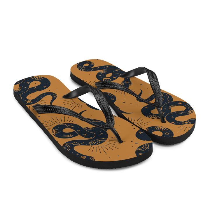 Valantomode | Midnight Dune Women's Comfort Flip-Flops