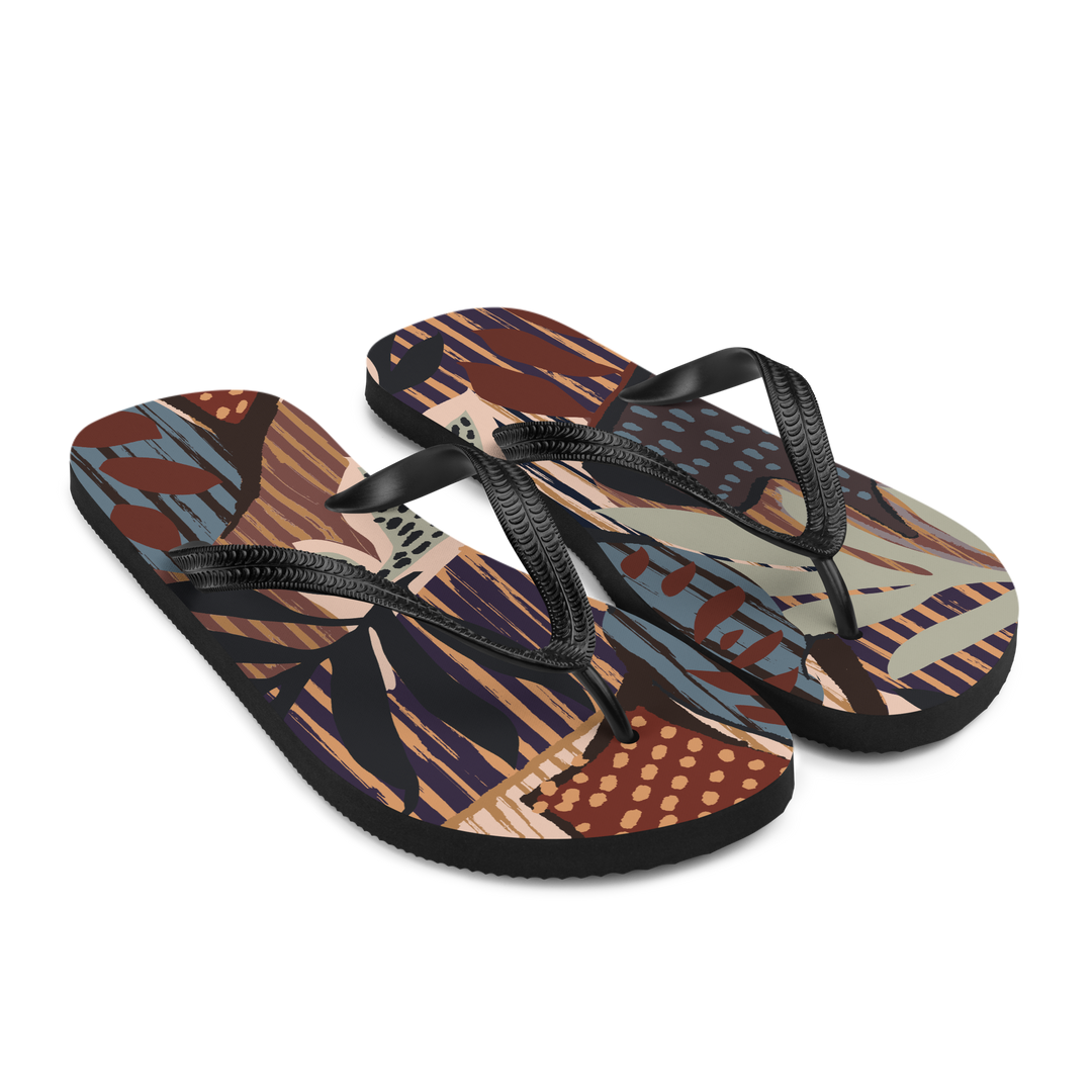 Valantomode | Women's Flip-Flops - Wild Grove Comfort Beach Sandals