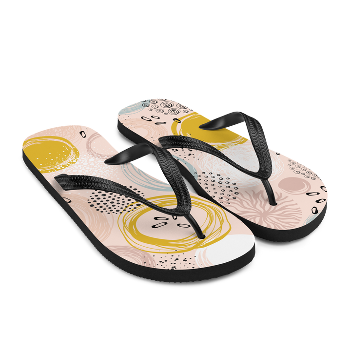 Valantomode | Sunny Whirl Women's Comfortable Beach Flip-Flops