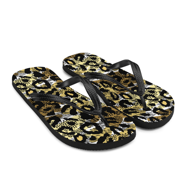Valantomode | Women's Safari Print Flip-Flops