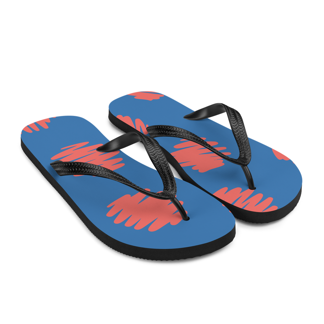Valantomode | Women's Coral Beach Flip-Flops - Comfortable Summer Sandals