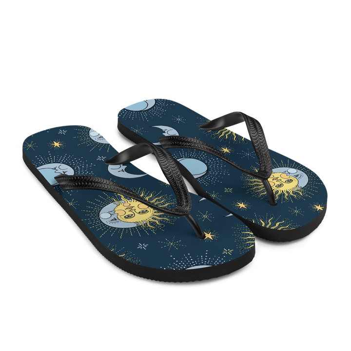 Valantomode | Women's Celestial Flip-Flops, Comfortable Beach Sandals
