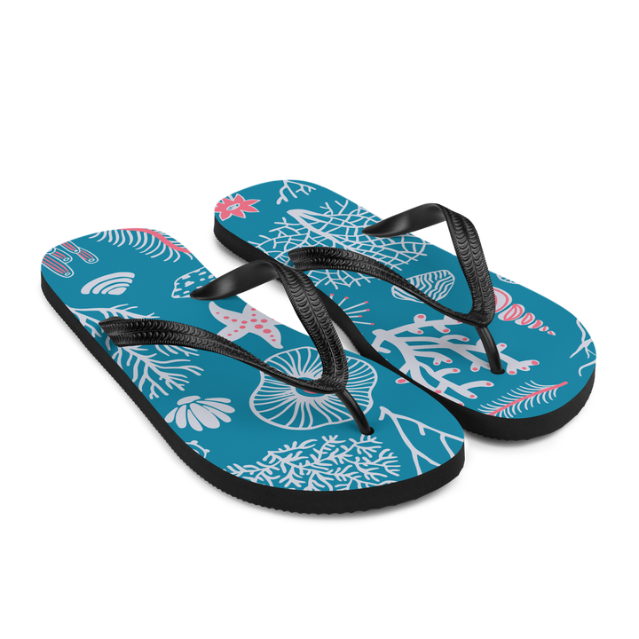 Valantomode | Women's Coral Beach Flip-Flops - Comfortable Summer Sandals