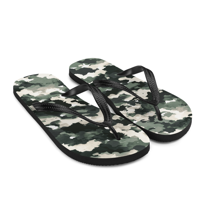 Valantomode | Women's Forest Mist Flip-Flops - Cushioned Summer Sandals