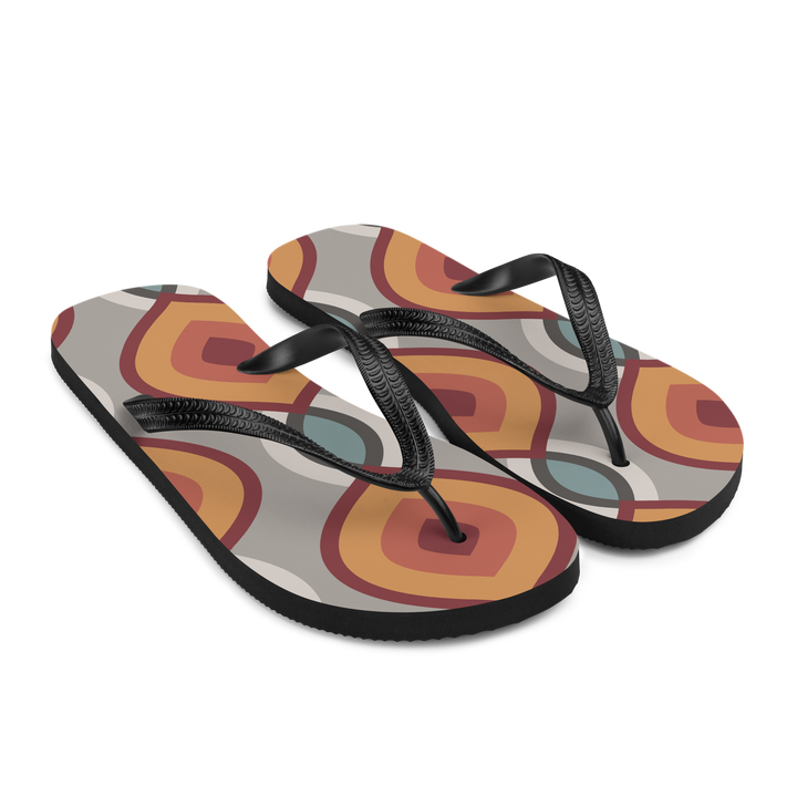 Valantomode | Women's Retro Ember Flip-Flop Sandals
