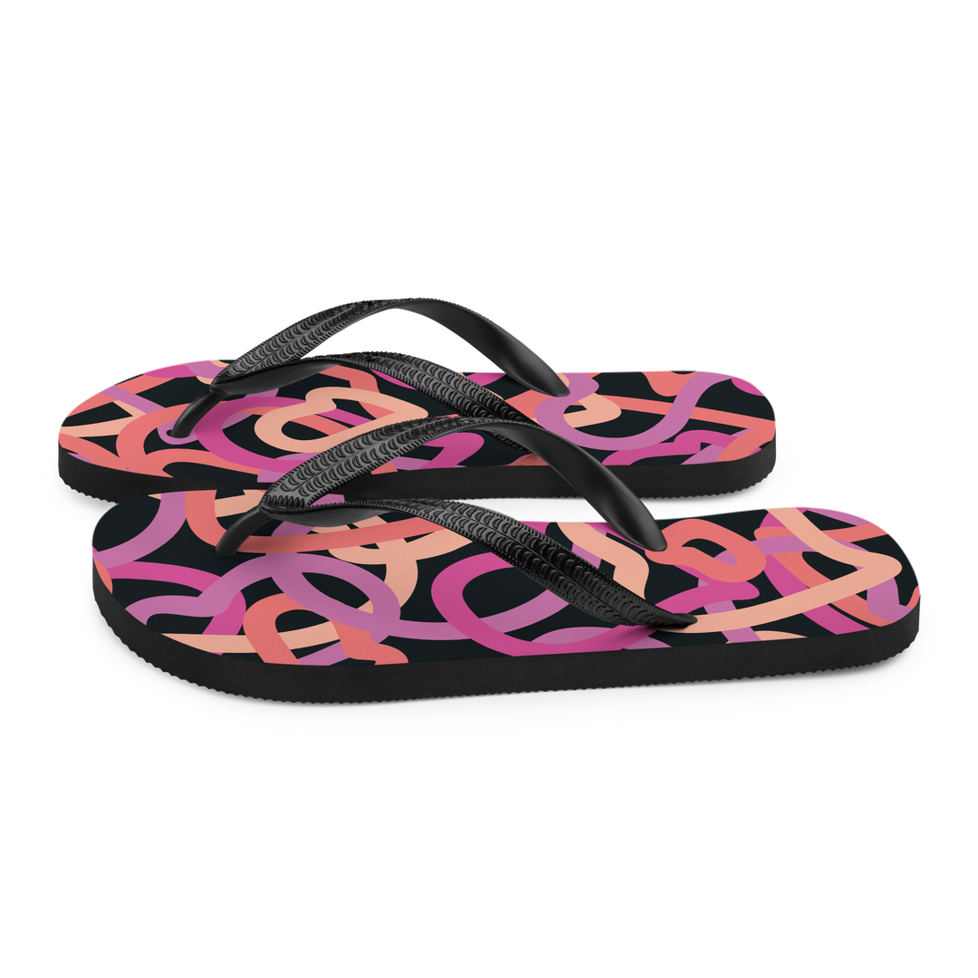 Valantomode | Women's Twist Harmony Cushioned Beach Flip-Flops