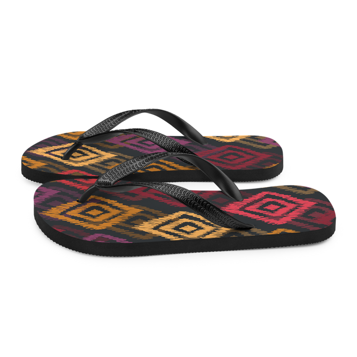 Valantomode | Women's Mosaic Flip-Flops — Lightweight Summer Sandals