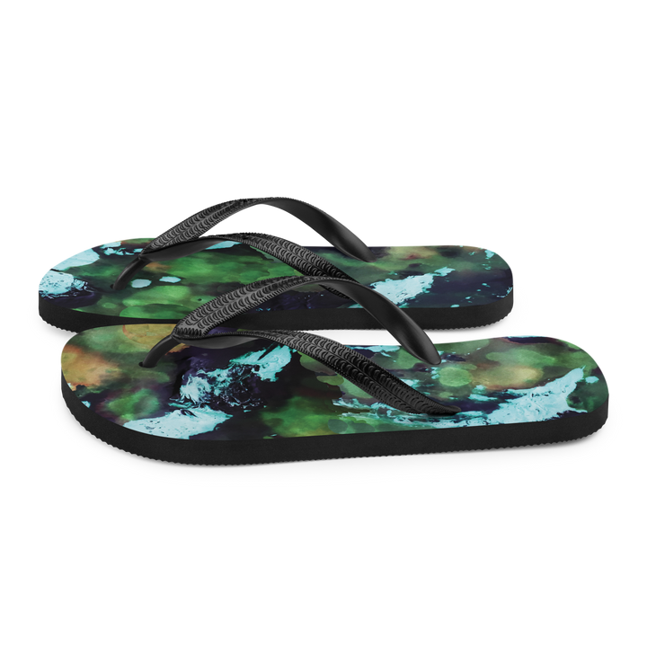 Valantomode | Women's Mystic Forest Flip-Flops - Comfortable Beach Sandals