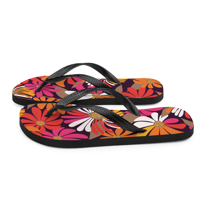 Valantomode | Women's Petal Groove Cushioned Flip-Flops