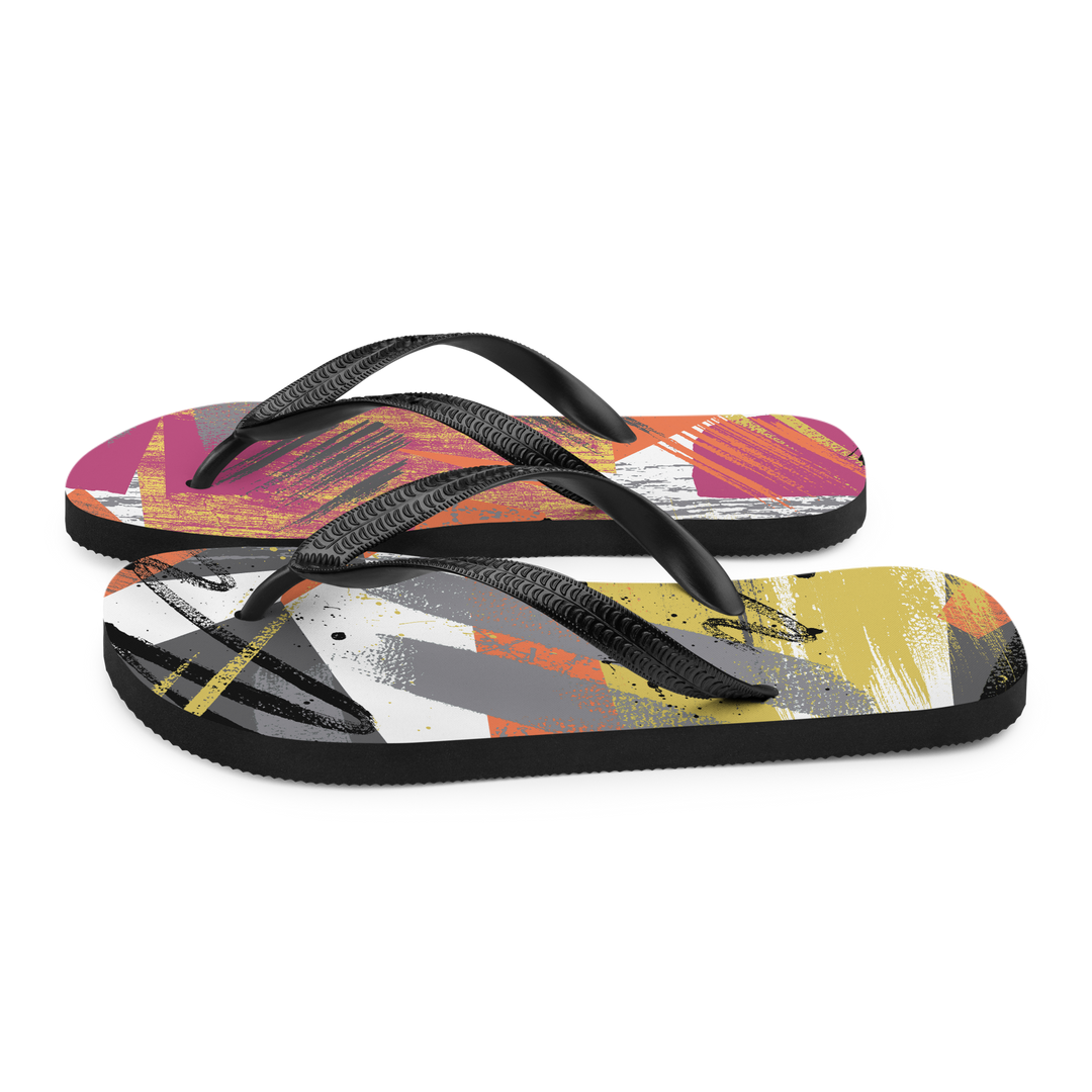 Valantomode | Women's Sunset Flip-Flops - Comfortable Beach Sandals