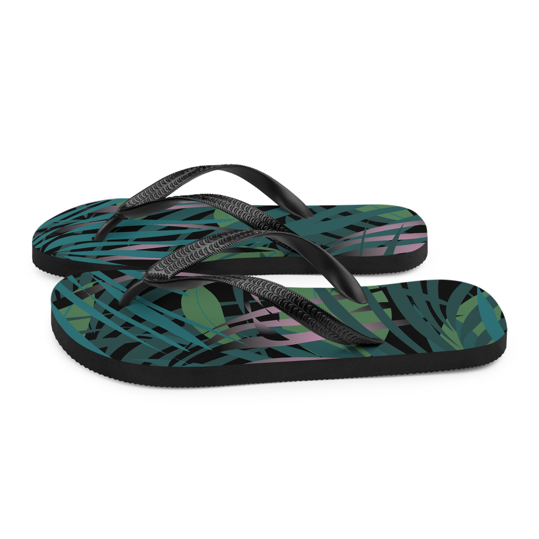 Valantomode | Women's Tropical Beach Flip-Flops - Cushioned Non-Slip