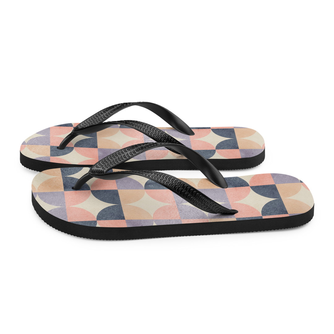 Valantomode | Women's Retro Garden Flip-Flops - Cushioned Sandals