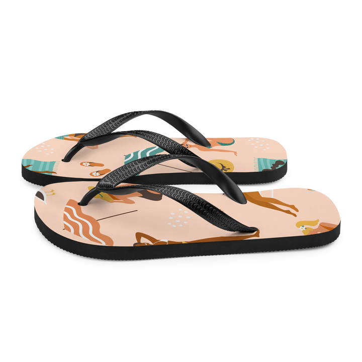 Valantomode | Women's Beach Flip-Flops — Cushioned Non-Slip Sandals