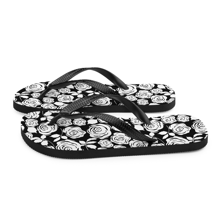 Valantomode | Women's Moon Blossom Floral Flip-Flops - Comfort Sandals